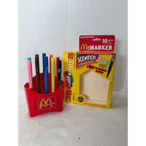 Sanford McMarker Scented Watercolor Markers 10 Color Set with Holder McDonald's